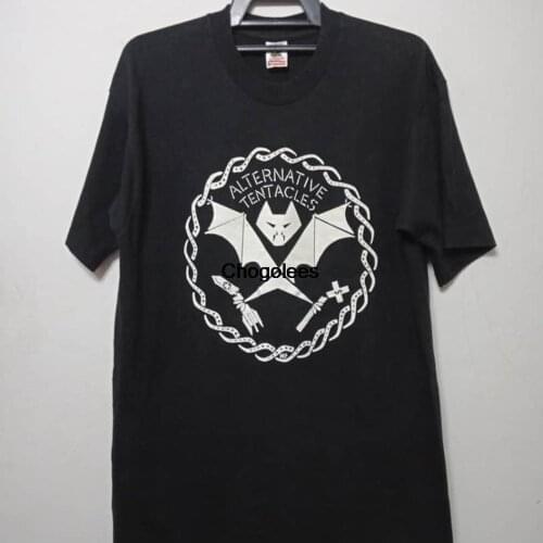 Vtg RaRE!!!90s ALTERNATIVE TENTACLES T Shirt Dead Kennedys PunkAlternative Rock Tag By Fruit Of The Loom