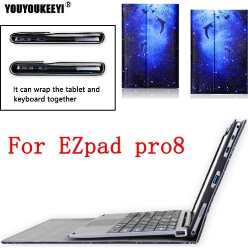 High-quality Business Folio stand cover case For Jumper ezpad pro 8 11.6 inch Tablet PC Wrap keyboard protector+gift