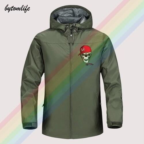 Honda CR-V Skull Cap-Top Gift Outdoor Mountaineering Windproof Jacket Hooded Comfortable Men Fashion High Quality Asian Size