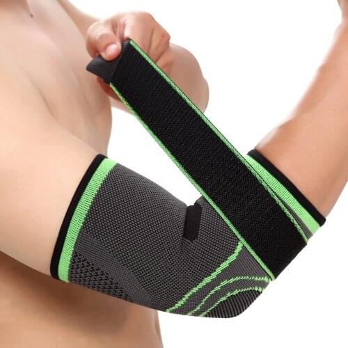 1PCS Elbow Support Elastic Gym Sport Elbow Protective Pad Absorb Sweat Sport Basketball Fitness Arm Sleeve Elbow Brace