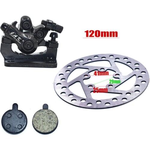 10 inch M365 Electric Scooter Brake and 120mm Brake with Brake Pads Disc for Kugoo M4 Kick Scooter Skateboard Accessories