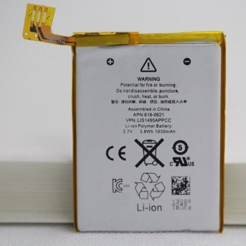 10pcs/lot Brand New 3.7V Internal Battery Replacement For ipod Touch 5 5g Generation 616-0621 / LIS1495APPCC