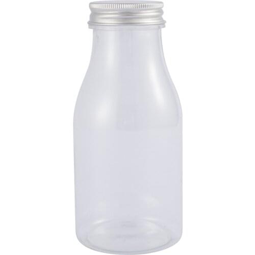 300ml Transparent Milk Bottle Bath Salt Shaker Mask Packing Bottle Plastic PET Cosmetic Package Empty Bottle 10PCS/LOT
