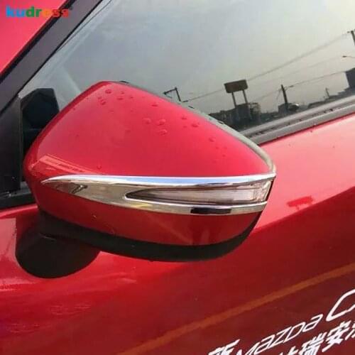 For Mazda CX-5 CX5 2015 2016 CX3 2015-2018 Chrome Car Side Mirror Door Rearview Mirror Cover Trim Accessories