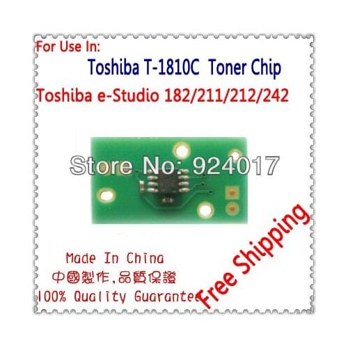 For Toshiba T-1810 T1810 T-1810U T-1810E T-1810D T-1810C T-1810J Toner Chip,For Toshiba E STUDIO 181 182 212 242 Toner Chip