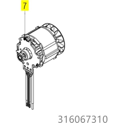 Motor for METABO BS18LBL SB18LBL BS18LBLQ 316067310 Power Tool Accessories Electric tools part