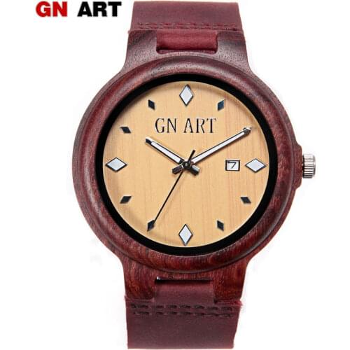 GNART relogio feminino watch wood watch women watches acero wooden montre homme en bois genvivia watch