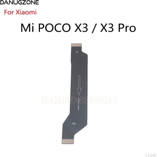 50PCS/Lot For Xiaomi Mi POCO X3 LCD Display Main Board Connect Cable Motherboard Flex Cable