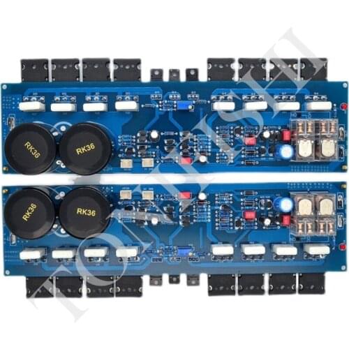 R408HIFi fever power amplifier board, 500W+500W high-power household class A class A and B stage power amplifier