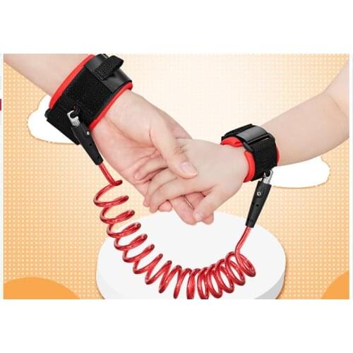 Quevinal 50PCS/LOT Toddler Baby Kids Safety Harness Child Leash Anti Lost Wrist Link Traction Rope Anti Lost Bracelet