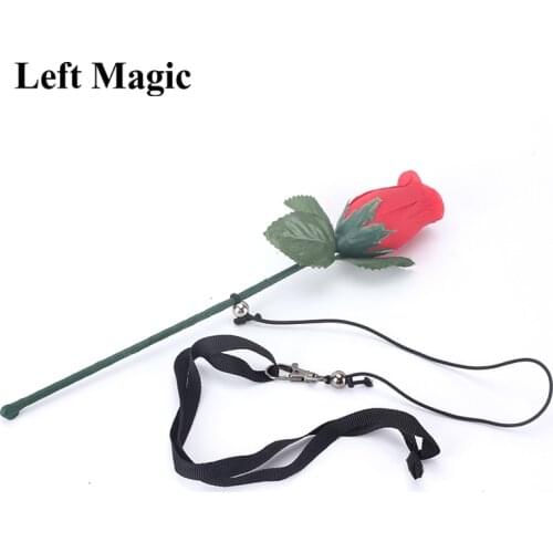 Rose Disappearing/Flower Vanishing in Bare Hand Magic Tricks Stage Illusion Gimmick Props Comedy Easy To do