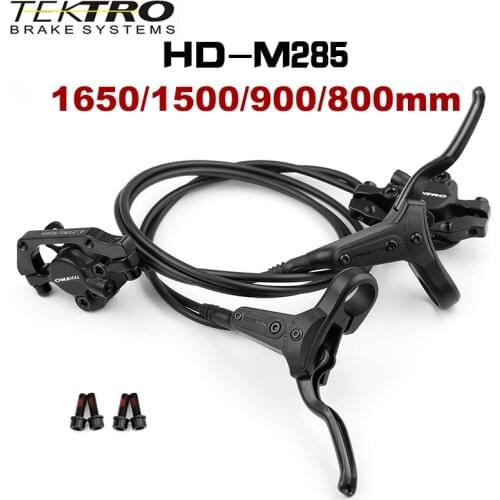 TEKTRO M285 MTB Bicycle Hydraulic Disc Brake 800/900/1500/1650mm Brakes 160/180/203mm Rotor Mountain Bike Front/Rear Brake