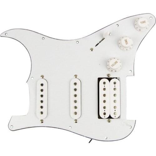 1 Set Loaded Pre-Wired SSH Pickups Pickguard for Strat Stratocaster Guitar Parts