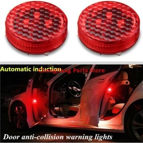 1PC Red 3V LED Car Door Open Warn Flash Lights Waterproof Anti Collid Signal Light Lamp