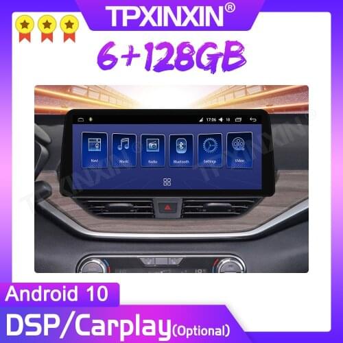 12.3'' Android For Nissan Teana 2019+ Radio Car Multimedia Player 6+128GB Radio GPS Navigation Stereo CarPlay WiFi 4G LTE