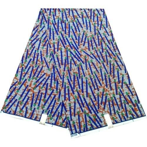 2020 High Quality Ankara Fabric African Wax Print Fabric For Fashion African Dress Nederlands Wax Print 100% Polyester 6 Yards