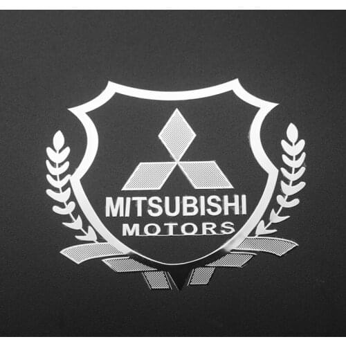3D Metal Car Styling Side Door Badge Stickers Side Window Emblem Decals For Mitsubishi asx outlander xl 3 lancer pajero 4 l200