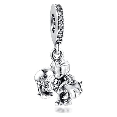 Acsesoris for women Married Couple Dangle Charm Sterling Silver Jewelry Fits silver 925 bracelets For Woman DIY Beads