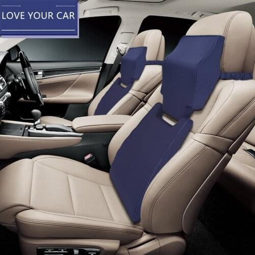 Car backrest, waist backrest, neck protector, car pillow, memory foam, car headrest, neck pillow, interior supplies, backrest