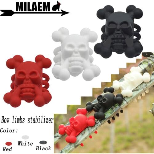 2pcs Archery Compound Bow Limbs Stabilizer Vibration Limb Damper Shock Damping Compound Bow Hunting Shooting Accessories