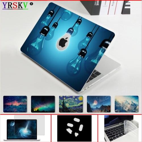 New 3D printed bulb pattern Laptop Case For Apple Macbook M1 Chip Air Pro Retina Touch Bar ID 11 12 13 15 16 inch Cover Case