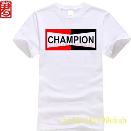 Champion New Brand Shirt 100% Cotton T Shirt Men and Women Couple Tshirt Letters Brand Short Sleeve S-4XL