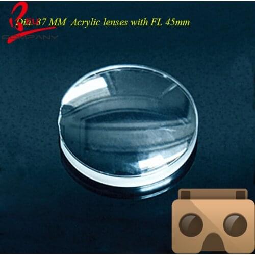 Diameter 37 MM focal length 45MM Google Cardboard version 2.0 Google Cardboard lenses