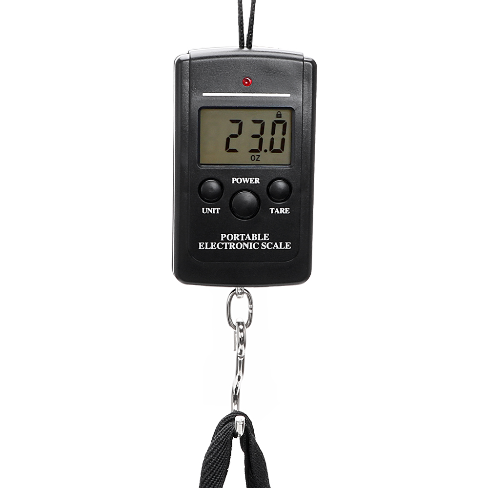 NICEYARD 40kg/88lb Mini Digital Scale For Fishing Luggage Travel Weighting Steelyard Portable Electronic Hanging Hook Scale