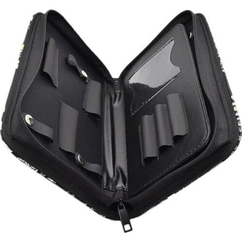 Hot TOD-Professional Hair Scissors Bag Hair Clip Comb Hairdressing Tool Storage Bag Hairdresser Handbag Can Hold 12 Tools