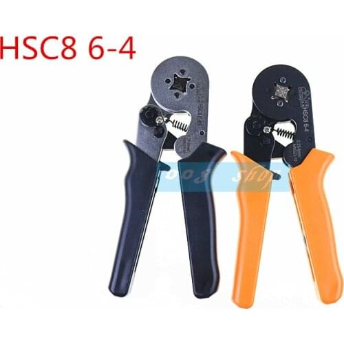 HSC8 6-4 0.25-6mm 23-10AWG,10S 0.25-10mm 23-7AWG terminal crimping Plier crimp Plier tool tube terminals crimper