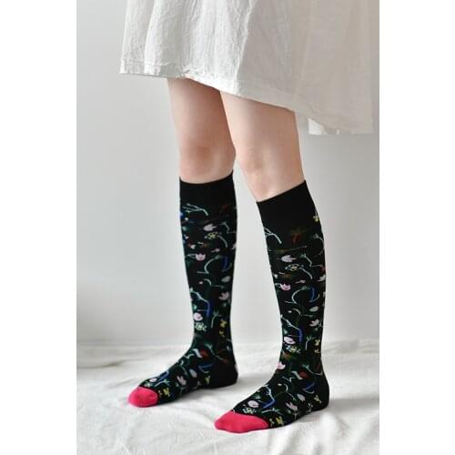 Quality Long Socks Women Stockings Warm Thigh High Ladies Girls Fashion Striped Knee Socks Women Sexy socks Running Sports Socks