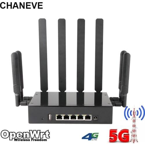 CHANEVE LTE 5G CPE Dual Band Gigabit OpenWRT Wireless Wi-Fi Router Qualcomm Industrial Grade LTE Router
