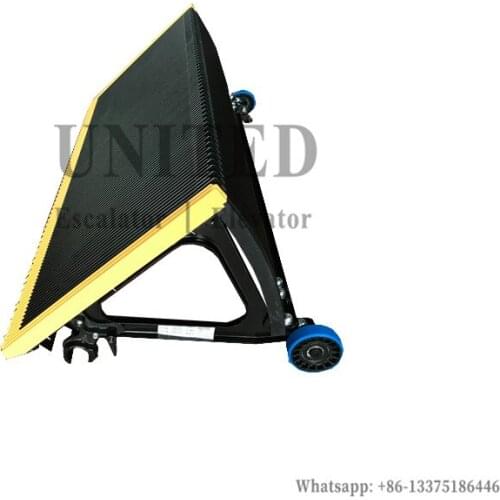 UNITED Escalator Stainless Steel Step XAA26145D1 L1000mm Roller OD76mm W22mm Bearing 6203