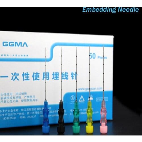 Disposable embedding needles sterile package Acupuncture Points needles Collagen Wire Chinese medicine Beauty