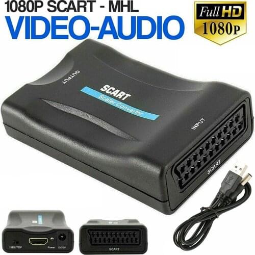 For TV DVD 1pc Black High Quality Video Audio Converter High Quality 1080P HD Receiver Converters Pohiks