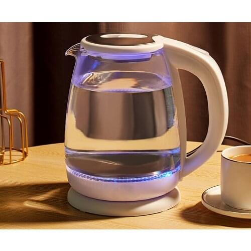 Food grade transparent electric bottle 1.8L 220V warmer electric kettle led manufacturer modern electric water Kettle