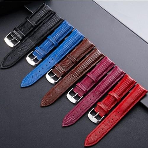 12 14 16 18 20 22 24mm Watch band leather wristband watch Accessories lizard pattern Watch Bnad Strap Belt For Top Luxury Watch