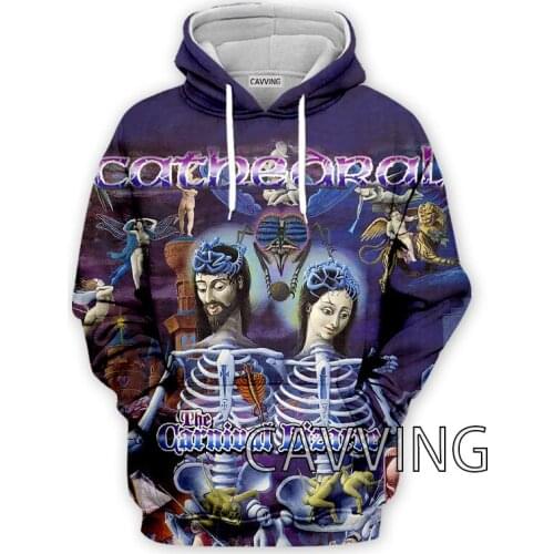 New Fashion Women/Mens 3D Print CATHEDRAL BAND Hoodies Hooded Sweatshirts Harajuku Hoodie Sweatshirts Tops Clothing