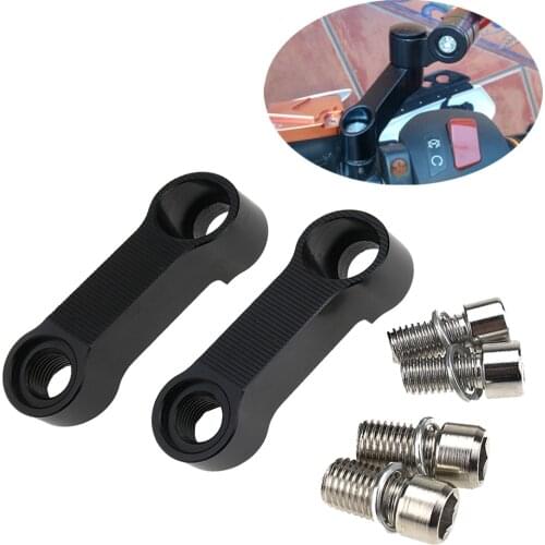 For Honda CB400 VTEC CB1300 CB1100 CB500F CB600F Moto Parts 10MM 8MM Motorcycle Rearview Mirrors Extension Riser Extend Adapter