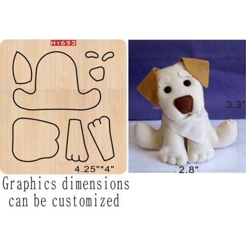 Dog cutting dies 2019 new die cut &wooden dies Suitable for common die cutting machines on the market