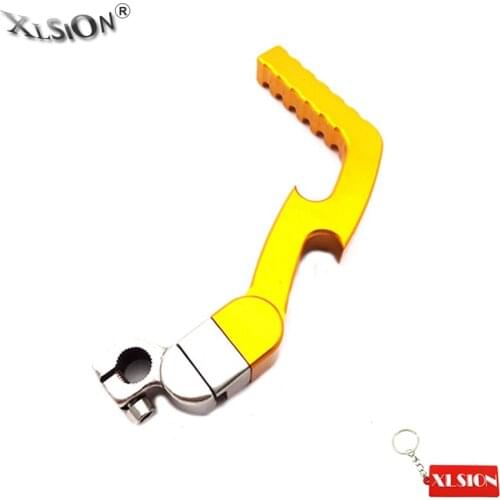 XLSION Gold CNC Kick Stater Starter Lever 13mm For 50cc 110cc 125cc Thumpstar SSR Atomik CRF50 Pit Dirt Bike