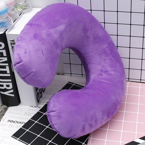 1PC New U Shaped Inflated Comfort Home Travel Car Neck Pillow Support Headrest Cushion Soft Nursing Cushion