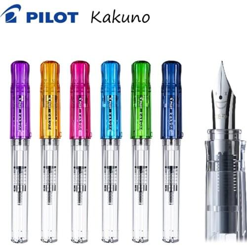 1pcs Japanese Pilot smiling face transparent fountain pen FKA1SR elementary school students can change ink