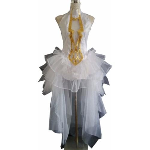 2017 Tobiichi Origami Cosplay Dress White Date A Live Cosplay Costume
