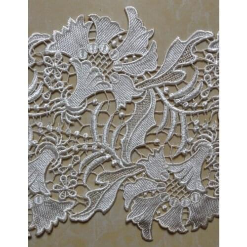 22cm luxurious water soluble embroidery big leaf lace,clothes and home item decoration accessories,XERY14329u