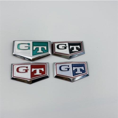 4 Colors For Nissan Skyline R34 R32 GTR GTT GT Front Side Fender Emblem Badge Logo Car Ornament