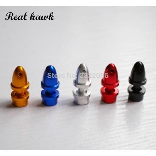 5color 3.17mm Aluminum Bullet Propeller Adapter Holder for Brushless Motor Prop Aeromodelling RC parts