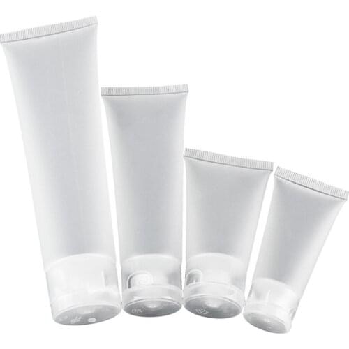 5 Pcs/lot Refillable Bottles 20ml/ 30ml/ 50ml/ 100ml Empty Clear Tube Cosmetic Cream Lotion Containers Makeup Tools