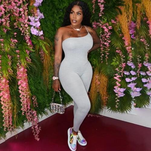 Adogirl Summer Women Bodycon Jumpsuit Sexy Backless Sleeveless Solid Fitness Outfits Female 2021 Casual Sport Long Rompers