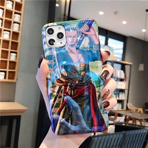 ONE PIECE Roronoa Zoro Phone Case Cover for Iphone 12 Pro Max X XR XS MAX 6 7 8 Plus 11 Pro Max